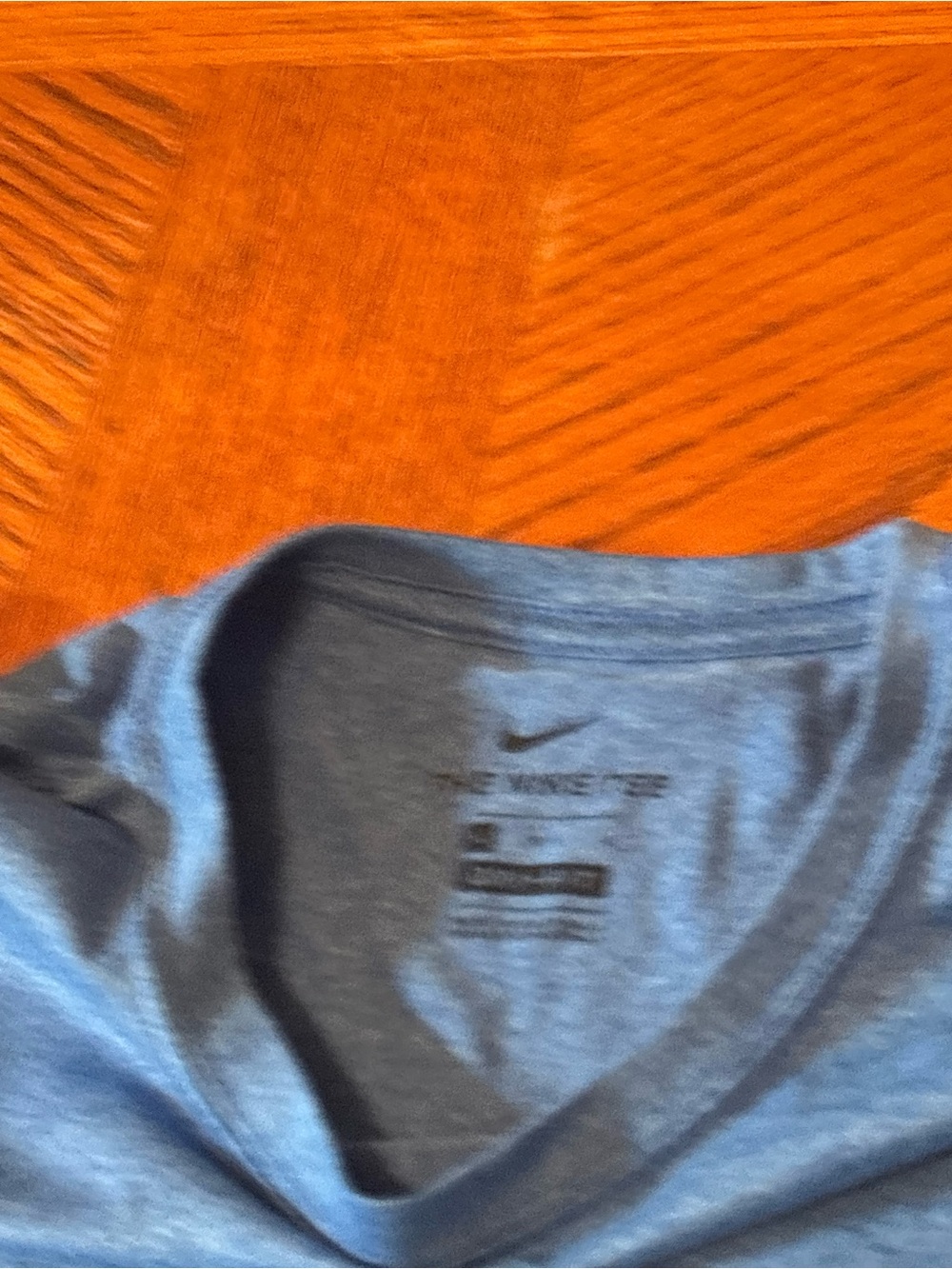 Nike Men's Heather Sky Blue Short-Sleeve Athletic Tee - Picture 3 of 7